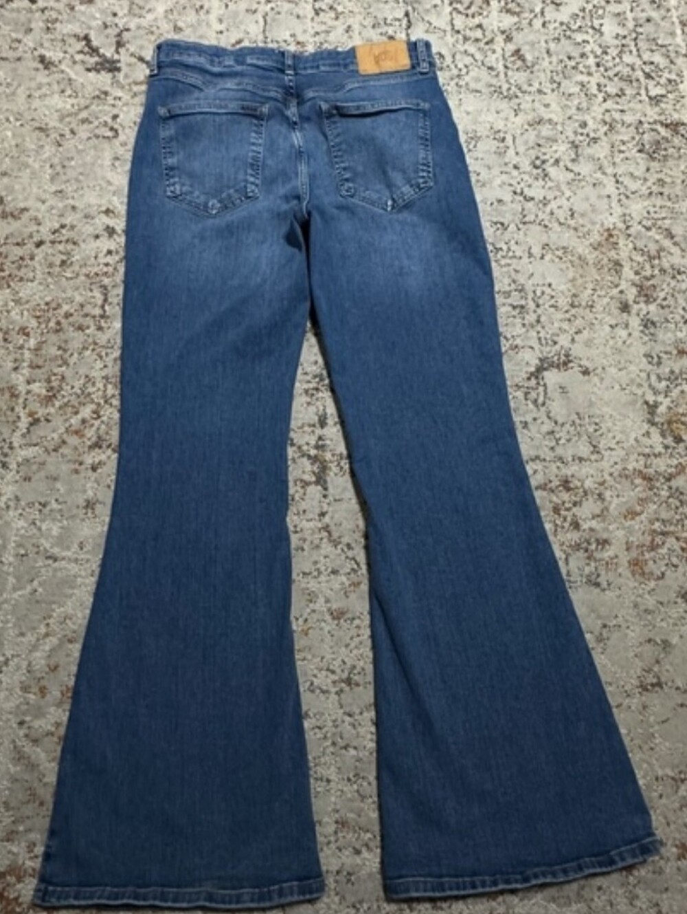 BDG Urban Outfitters Blue High-Rise Flared Women’s Jeans - Picture 3 of 11